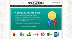 Desktop Screenshot of flextel.com