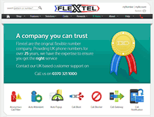 Tablet Screenshot of flextel.com